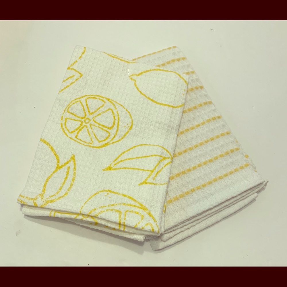 LEMON DISH CLOTHS TOWEL